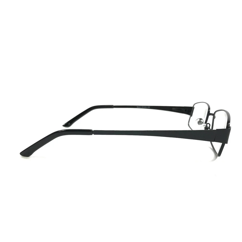 Peach Tree by Capri Eyeglasses Frames PT88 Black Rectangle Wire Rim 55-20-145